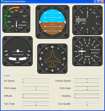 Flight Instruments screen-shot