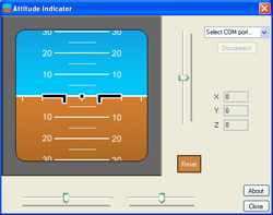 Attitude Indicator Screen-shot